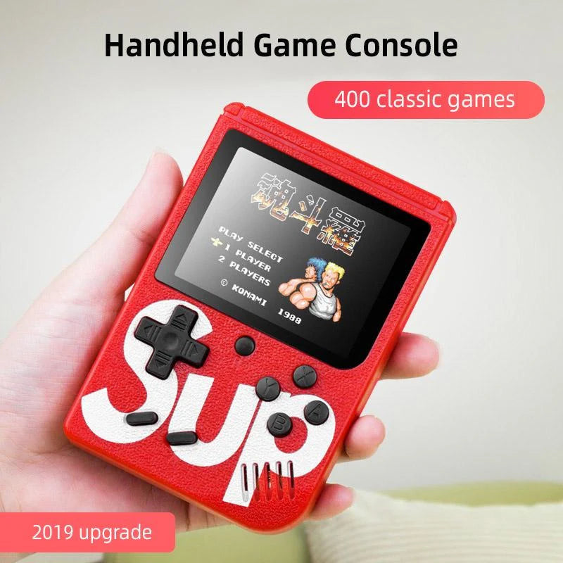 400-in-1 Retro Game Console - Handheld Gaming System with TV Output & Remote