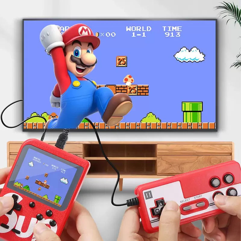 400-in-1 Retro Game Console - Handheld Gaming System with TV Output & Remote
