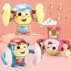 Musical Dancing Monkey Toy - Rolling & Tumbling with Sound Effects