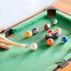 Mini Billiards Table - Tabletop Pool Game for Kids & Adults