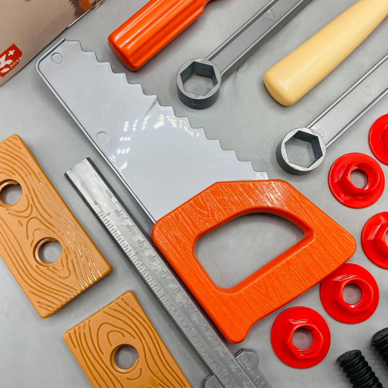 Kids Engineering Tools Set - Pretend Play Tool Briefcase for Children