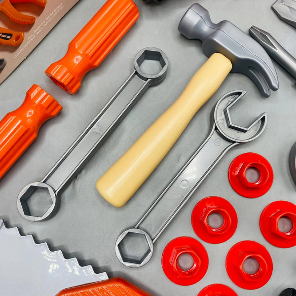 Kids Engineering Tools Set - Pretend Play Tool Briefcase for Children
