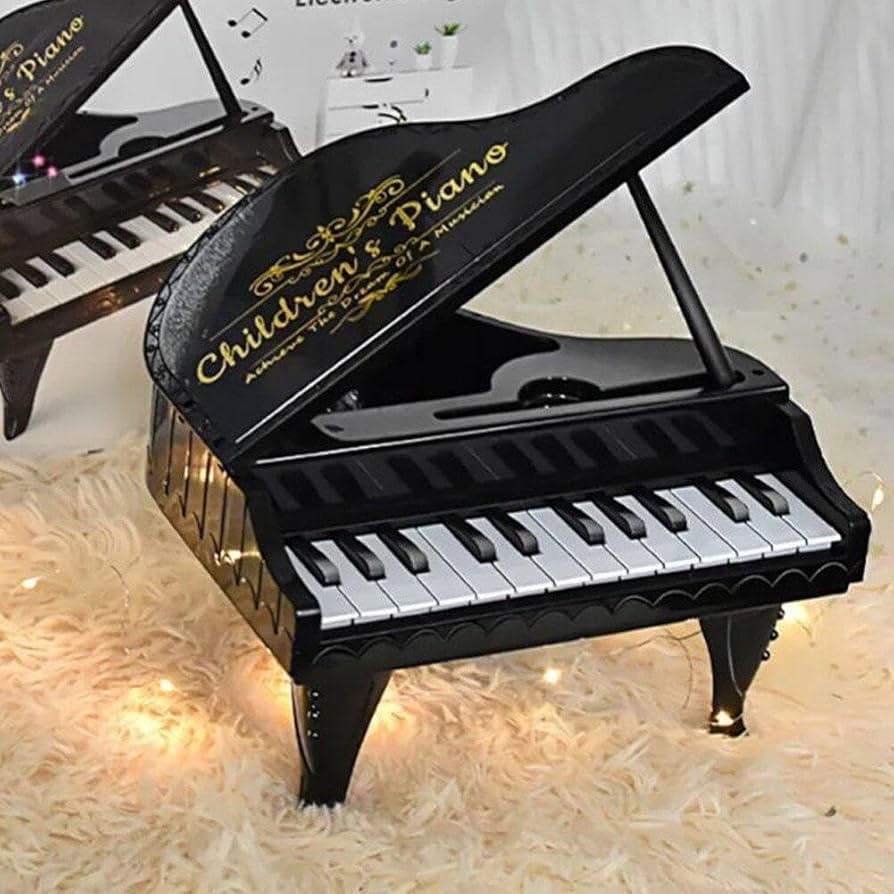 25 Key Electronic Piano Keyboard - Portable Kids Piano with Lights & Sound