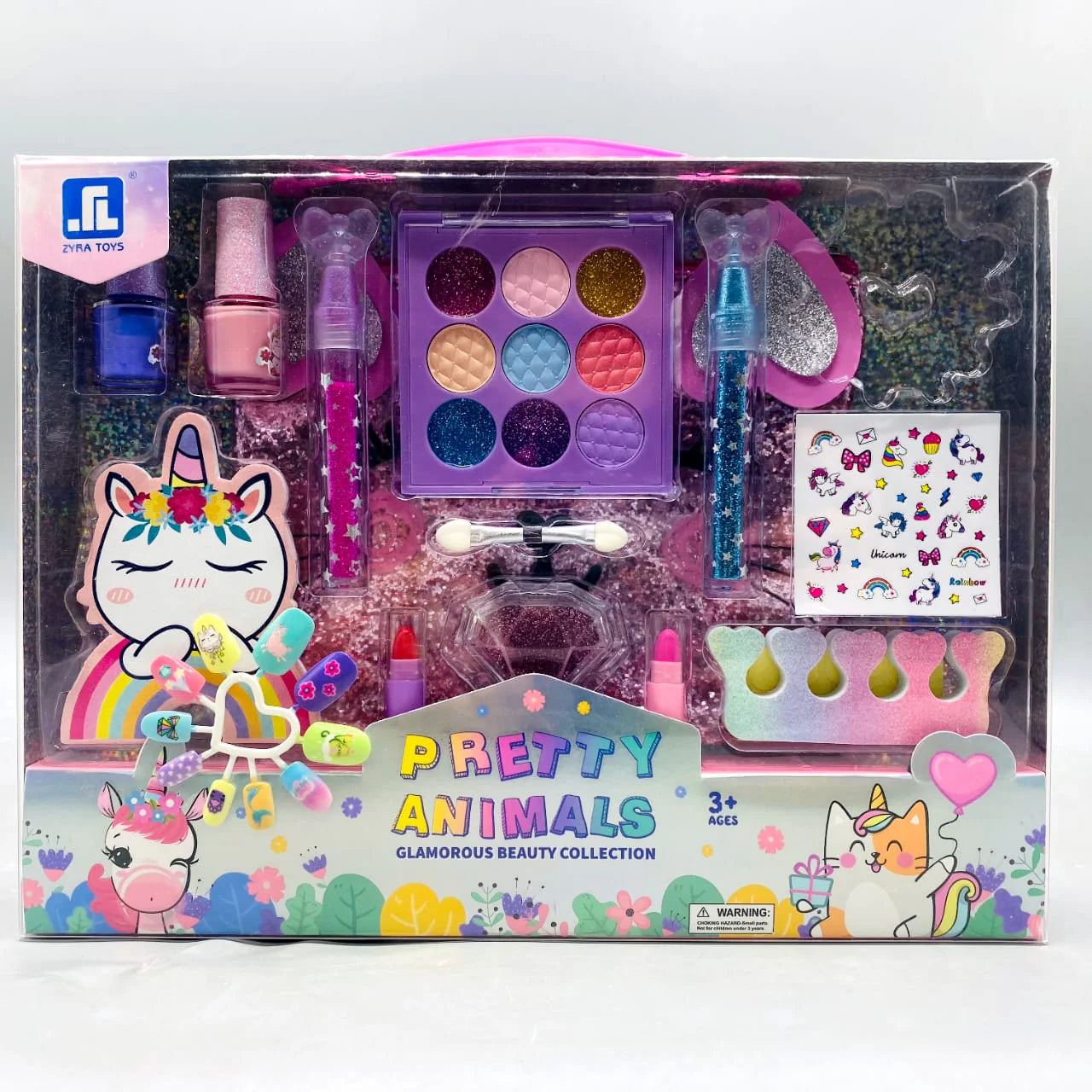 Unicorn Makeup Set for Girls - Kids Beauty Kit with Pretend Play Cosmetics