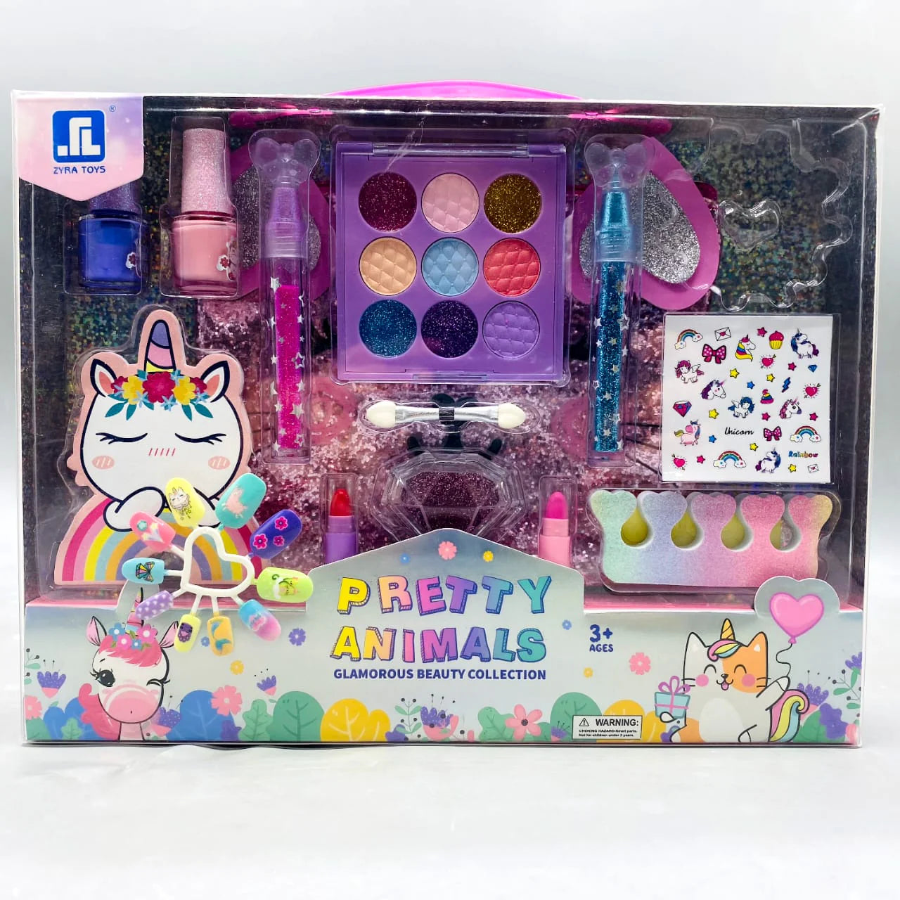 Unicorn Makeup Set for Girls - Kids Beauty Kit with Pretend Play Cosmetics