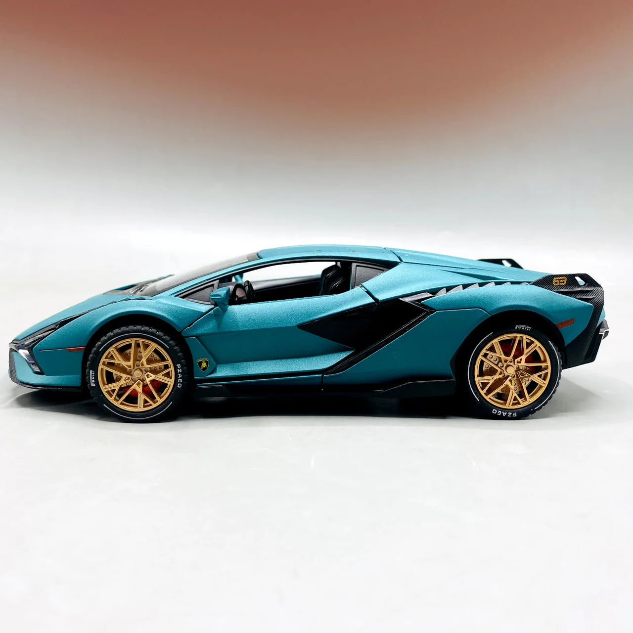 1:24 Scale Lamborghini Sián Die-Cast Model - With Light, Sound & Smoke Effects
