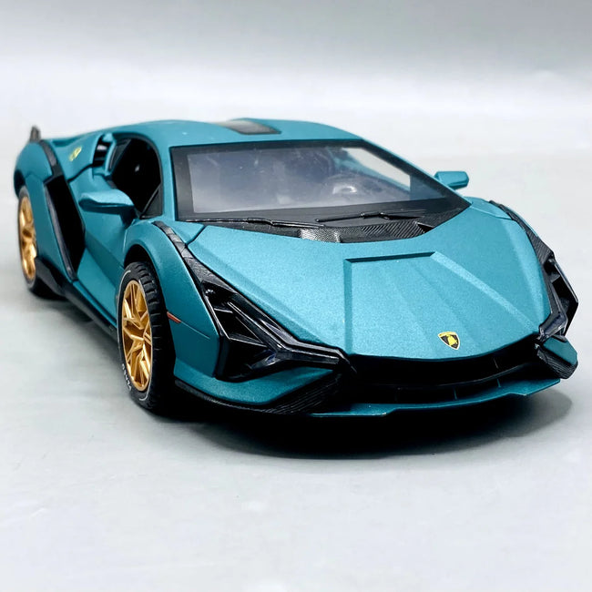 1:24 Scale Lamborghini Sián Die-Cast Model - With Light, Sound & Smoke Effects Hover Image