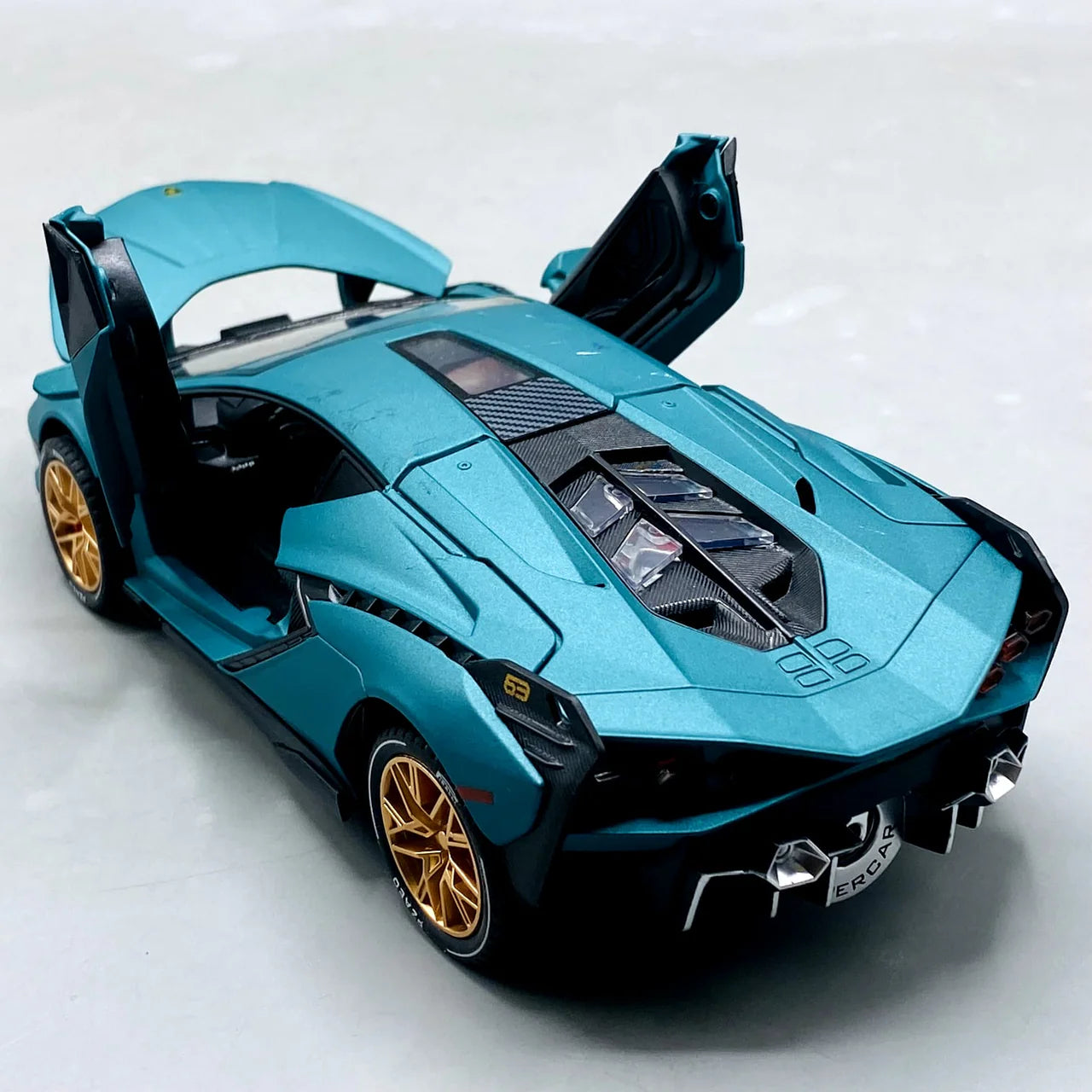 1:24 Scale Lamborghini Sián Die-Cast Model - With Light, Sound & Smoke Effects