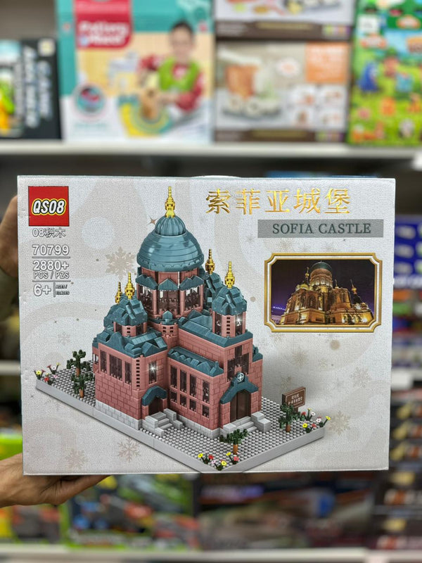 Sofia Castle Model Mini Building Blocks