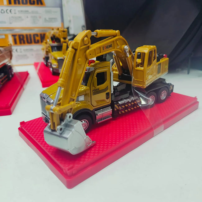 1:24 Scale Die-Cast Excavator Construction Truck With Light And Sound Main Image