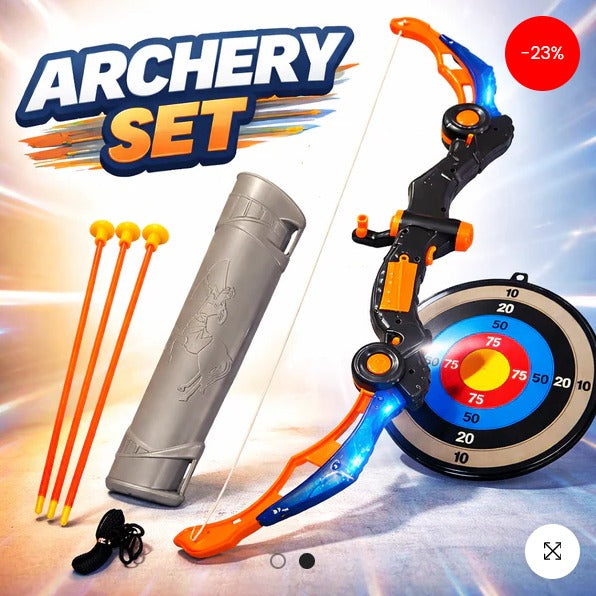 Light-Up Kids Bow & Arrow Archery Set - Outdoor Sports Toy with Target & Arrows Main Image