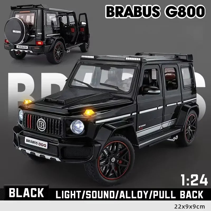 1:24 Scale Brabus G800 Die-Cast Model - Alloy Luxury SUV with Opening Doors