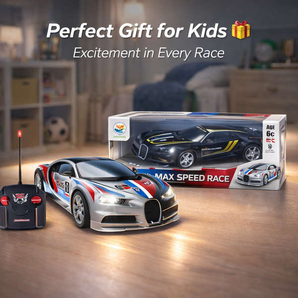 Max Speed RC Racing Car with LED Lights & Full Control – High-Speed Sports Car Secondary image