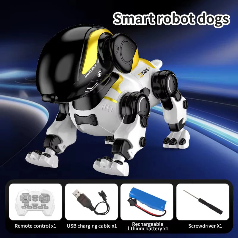 Smart RC Robot Dog - Voice Controlled Walking & Dancing Interactive Pet Toy