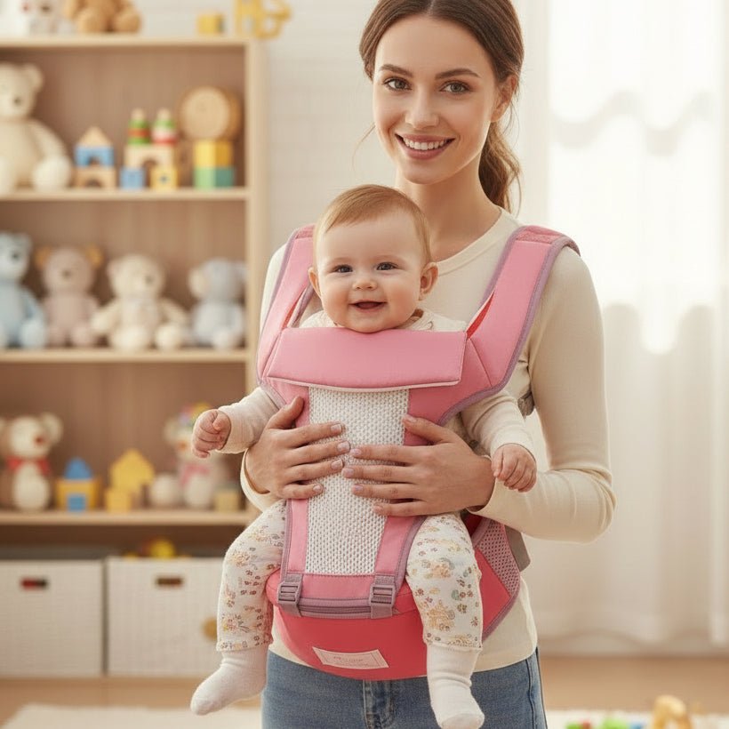 Adjustable Hip Seat Baby Carrier – Easy Carry for New Moms & Dads