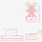 Adjustable Hip Seat Baby Carrier – Easy Carry for New Moms & Dads