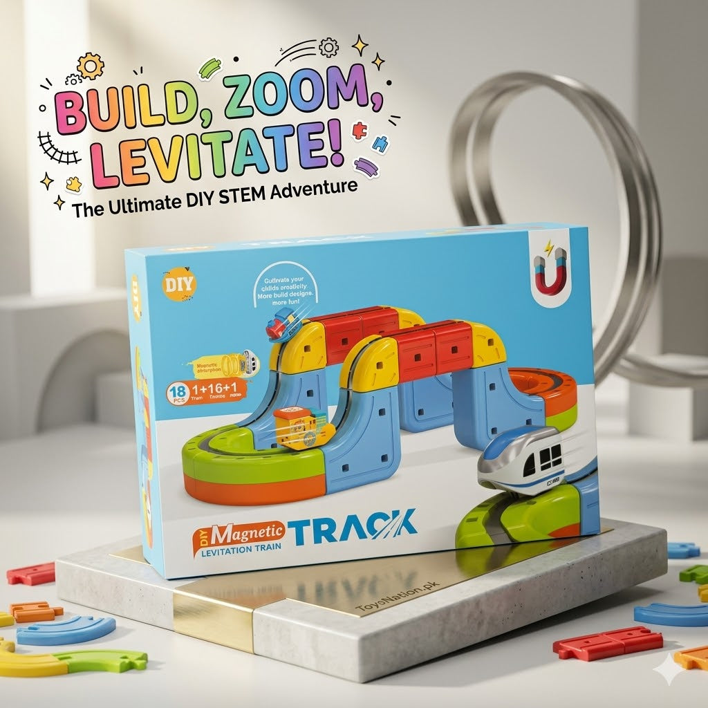 Magnetic Train Puzzle Track Set 18 Pieces