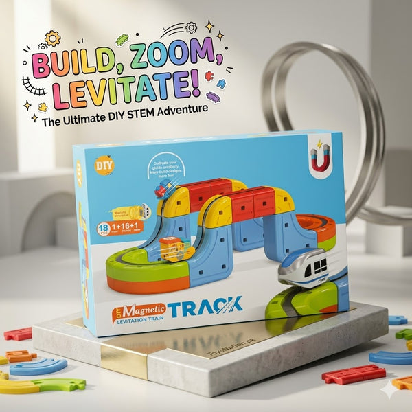 Magnetic Train Puzzle Track Set 18 Pieces