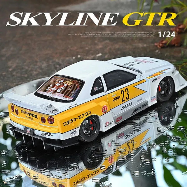1:24 Scale Nissan Skyline GT-R R34 Die-Cast Model