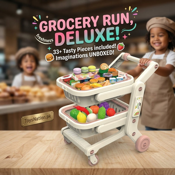 Kids’ Shopping Cart Playset