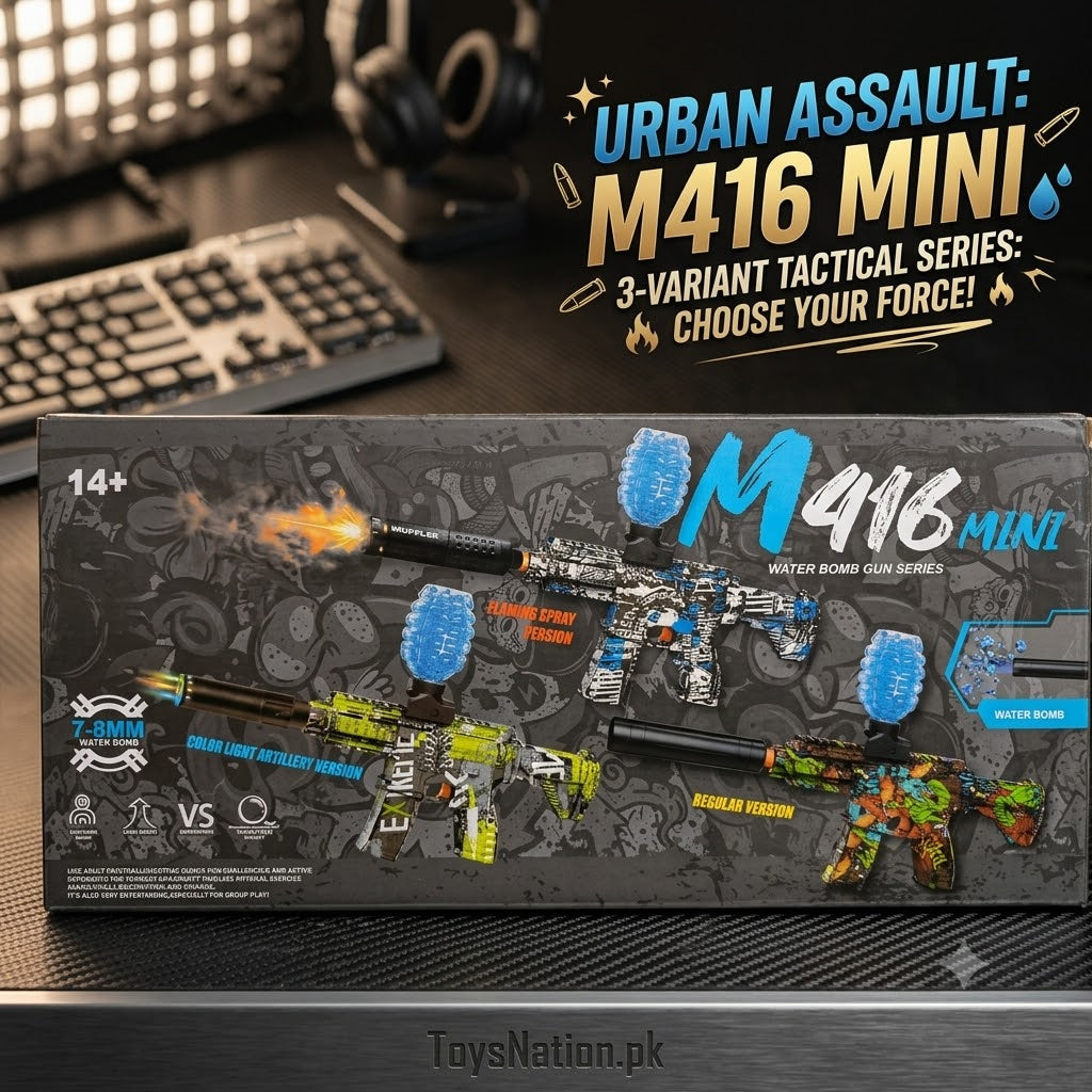M416 Mini Regular Gel Blaster | Graffiti Edition | Water Bomb Gun
