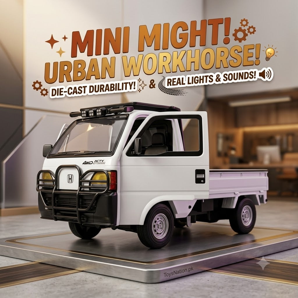 Honda Acty Truck Die-Cast Model Car with LED Lights & Sound Effects Secondary image