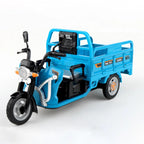 1:12 Scale Diecast Tricycle Cargo Truck - Detailed Model Vehicle