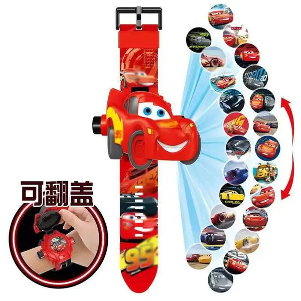 Cars Projection Digital Watch - 24 Image Display Watch for Kids Secondary image