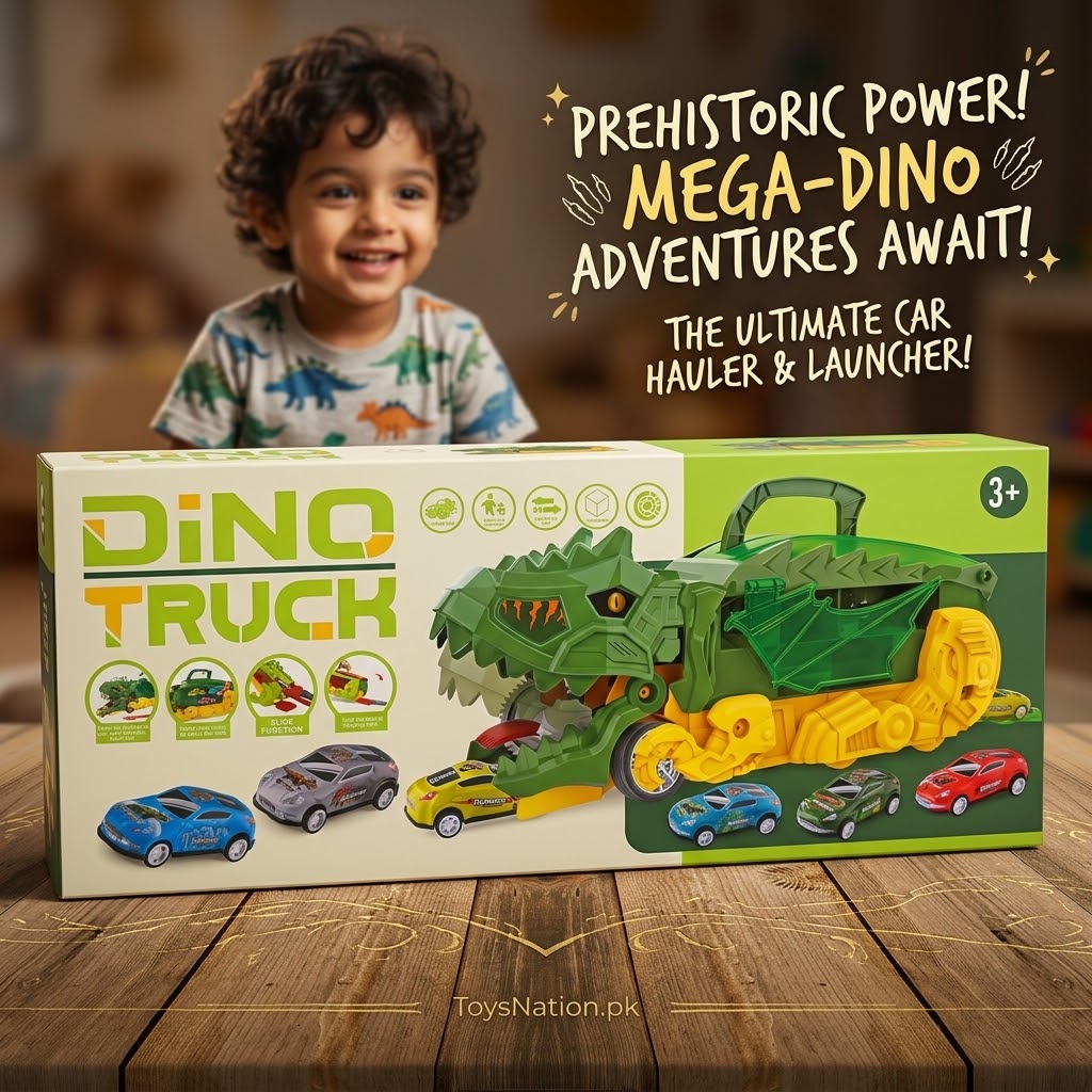 Transforming Dinosaur Car Toy – Roar Into Action Transform & Race