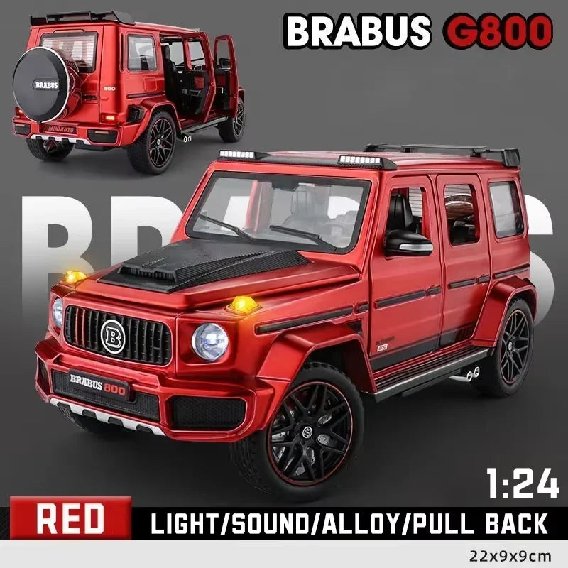 1:24 Scale Brabus G800 Die-Cast Model - Alloy Luxury SUV with Opening Doors Main image