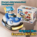 2.4GHz RC Battle Bumper Cars - 2-Player Remote Control Set with Head Ejection