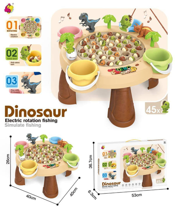 🦖 Dino Electric Fishing Game Table 🎣 Main Image
