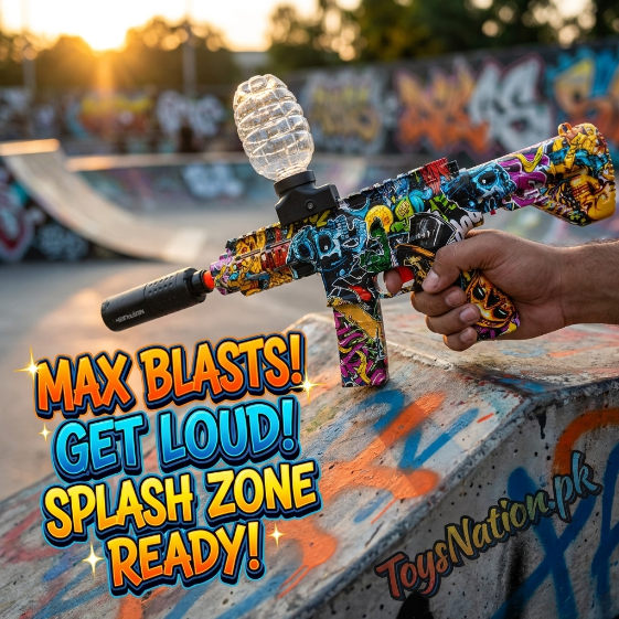 M416 Mini Regular Gel Blaster | Graffiti Edition | Water Bomb Gun