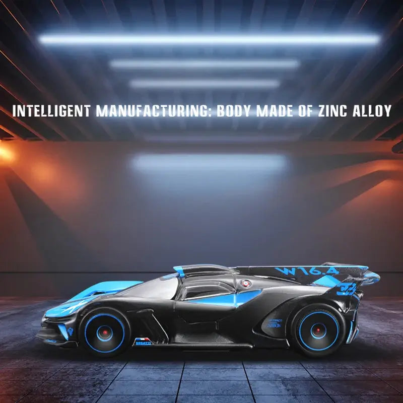 1:24 Bugatti Bolide Diecast Car - Premium Alloy Model Toy