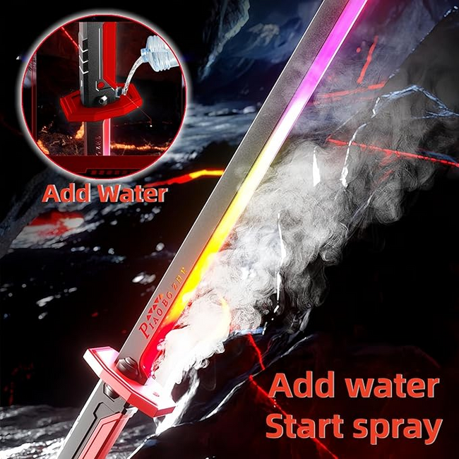 Sparkblade LED Sword - Light-Up Katana Sword with Smoke & Spark Effects Main Image
