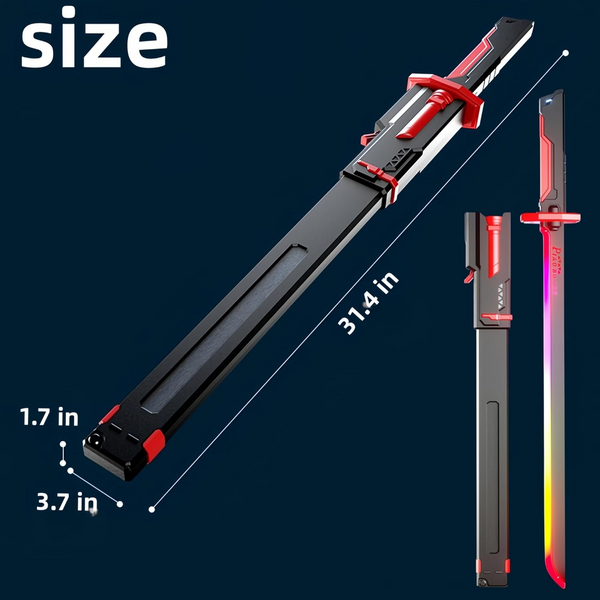 Sparkblade LED Sword - Light-Up Katana Sword with Smoke & Spark Effects