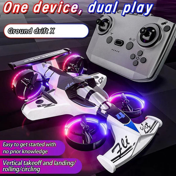 2-in-1 Remote Control Formula F1 Drone