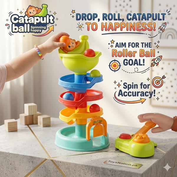 Huanger Roll Ball Tower – Early Learning Spiral Toy