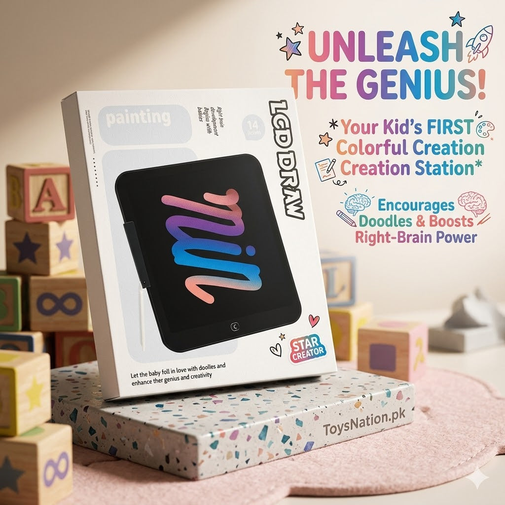 Rechargeable 14 Inch Lcd Writing & Drawing Tablet for Kids
