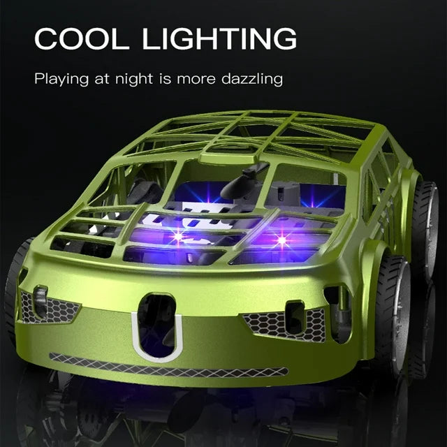 2-in-1 RC Flying Car - 2.4GHz Remote Control Land & Air Dual-Mode with LED Lights