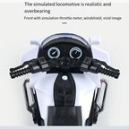 Children's Inertial Toy Motorcycle - Push & Go Simulation Bike for Kids