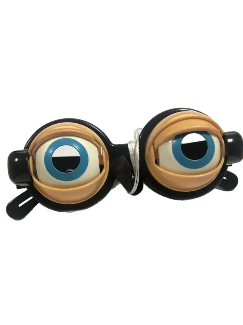 Crawly Rolly Eyes Novelty Party Glasses | Crazy Expressive Funny Glasses for Kids & Adults - Pack of 1 Secondary image