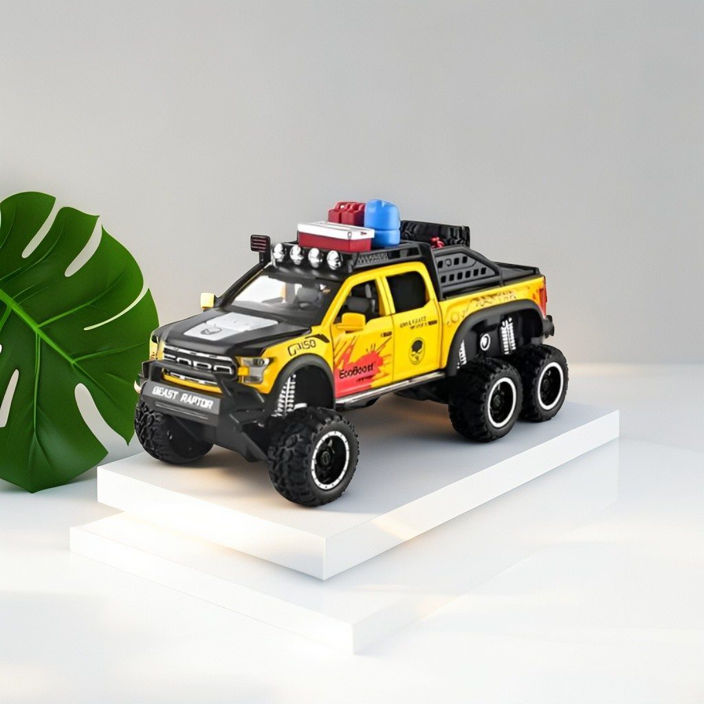 1:24 Scale Ford Raptor F-150 Die-Cast Model - Metal Toy Truck Main image
