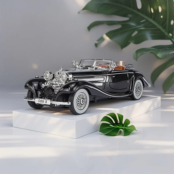 1:24 Scale Mercedes-Benz 500K Die-Cast Model - Classic Alloy with Light & Sound