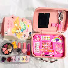Kids Makeup Kit for Girls - Complete Beauty Play Set with Bag & Mirror
