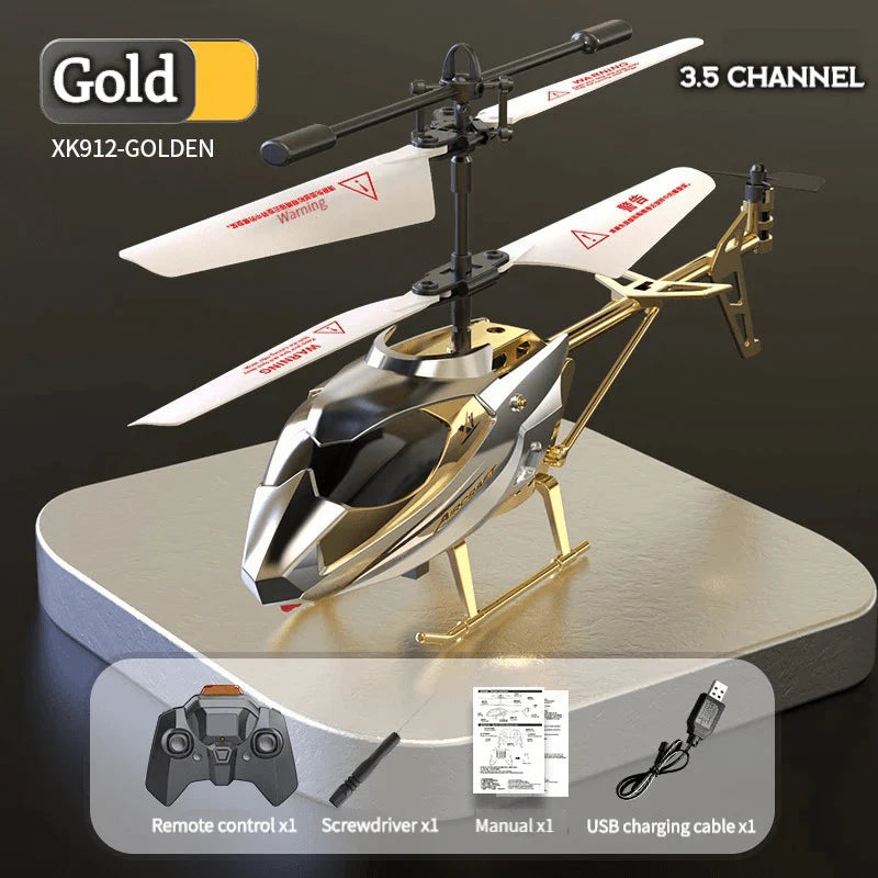 3.5CH RC Helicopter with LED Lights - Gyro Stabilized Remote Control Helicopter