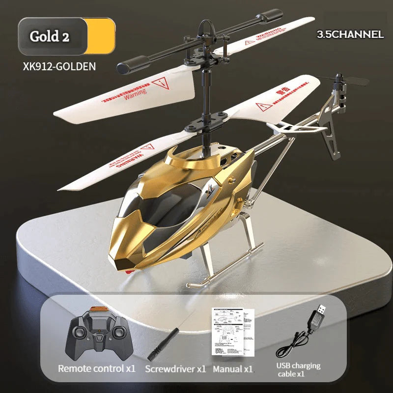 3.5CH RC Helicopter with LED Lights - Gyro Stabilized Remote Control Helicopter Main image