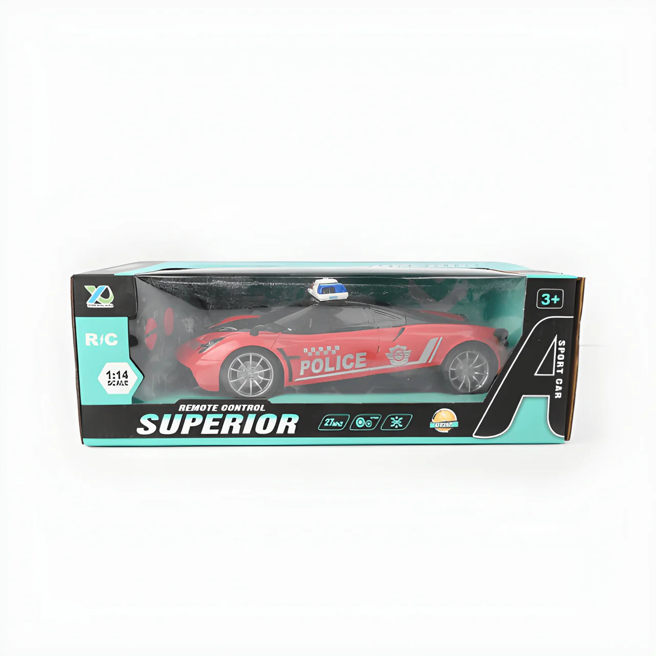 1:14 Scale RC Police Car - Remote Control Supreme Superior Car