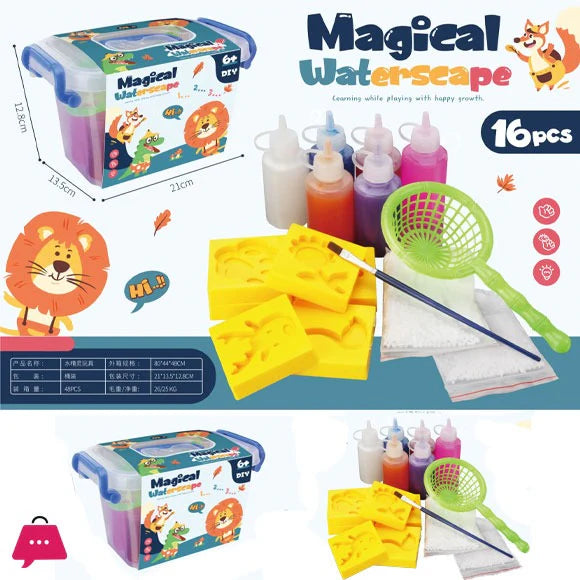 Diy Magic Water Elf – 3d Magic Gels Water Beads Animal Shapes Toys Main image