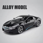 1:22 Scale BMW i8 Die-Cast Model - Alloy Sports Car with Light & Sound
